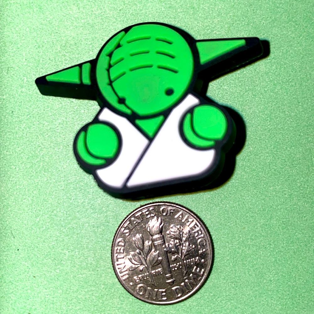 (10 for $15) YODA Star Wars The Mandalorian Crocs Shoe Charms